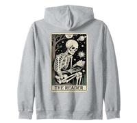 The Reader Tarot Livre de Lecture drôle Squelette Sweat à Capuche