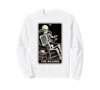 The Reader Tarot Livre de Lecture Squelette Sweatshirt