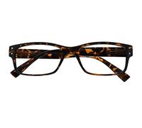 The Reading Glasses Company La Société Lunettes De Lecture Hommes Marron Écaille Grand Designer Style Lecteurs Charnières Ressort R11-2 +1,50