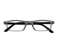 The Reading Glasses Company La Société Lunettes De Lecture Matt Gris Noir Léger Lecteurs Designer Style Hommes Femmes Charnières Ressort R17-7 +3,50
