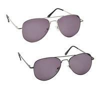 The Reading Glasses Lunettes de Lecture Argent Gun Métal Gris + Lecteurs Soleil Valeur Pack 2 UV400 Hommes/Femmes SS8-87 +2,50