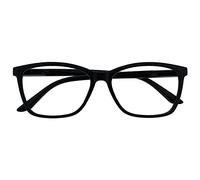 The Reading Glasses Lunettes de Lecture Noir Lecteurs Grand Designer Style Hommes Charnières Ressort R51-1 +1,00