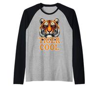 The Real Cool Tiger T-shirt d'anniversaire rayé pour garçon Manche Raglan