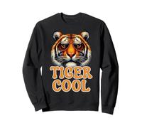 The Real Cool Tiger T-shirt d'anniversaire rayé pour garçon Sweatshirt
