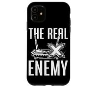 The Real Enemy Lag Funny Gamer Jeux vidéo Humour Coque pour iPhone 11