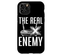 The Real Enemy Lag Funny Gamer Jeux vidéo Humour Coque pour iPhone 11 Pro