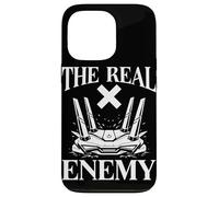 The Real Enemy Lag Funny Gamer Jeux vidéo Humour Coque pour iPhone 13 Pro