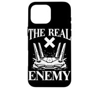 The Real Enemy Lag Funny Gamer Jeux vidéo Humour Coque pour iPhone 16 Pro Max