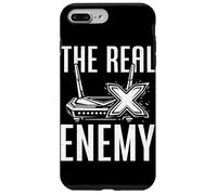 The Real Enemy Lag Funny Gamer Jeux vidéo Humour Coque pour iPhone 7 Plus/8 Plus