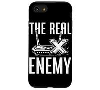 The Real Enemy Lag Funny Gamer Jeux vidéo Humour Coque pour iPhone SE (2020) / 7/8