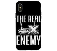 The Real Enemy Lag Funny Gamer Jeux vidéo Humour Coque pour iPhone X/XS