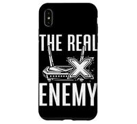 The Real Enemy Lag Funny Gamer Jeux vidéo Humour Coque pour iPhone XS Max