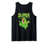The Real Ghostbusters Ecto Green Slimer Retro 80's Cartoon Débardeur