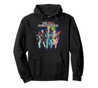 The Real Ghostbusters Full Cast Collage Retro 80's Cartoon Sweat à Capuche