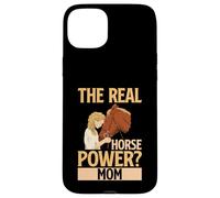 The Real Horse Power Mom Horse Mom Coque pour iPhone 15 Plus