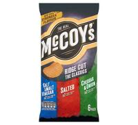 The Real McCoy's Ridge Cut The Classics Crisps Lot de 6 paquets de 28,5 g