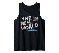 The Real World 1992 Distressed MTV Logo Vintage TV Débardeur