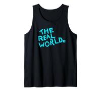 The Real World Light Blue Show Logo Vintage Reality TV Débardeur