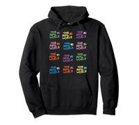 The Real World Repeating Colorful Logos Retro Reality TV Sweat à Capuche