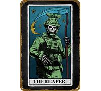 The Reaper Cartel Card Poster Vintage Game Tin Sign Retro Metal Sign 20,3 x 30,5 cm