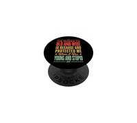 The Reason I'm Old and Wise is Because God Protected Me PopSockets PopGrip Adhésif