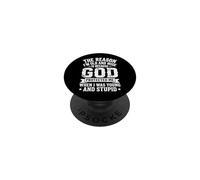 The Reason I'm Old and Wise is Because God Protected Me PopSockets PopGrip Adhésif