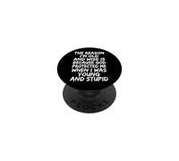 The Reason I'm Old and Wise is Because God Protected Me PopSockets PopGrip Adhésif