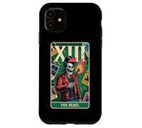 The Rebel Welder Carte de Tarot Squelette Punk pour soudage Gothique Coque pour iPhone 11