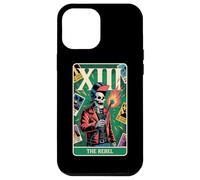 The Rebel Welder Carte de Tarot Squelette Punk pour soudage Gothique Coque pour iPhone 12 Pro Max