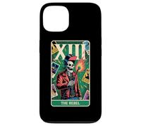 The Rebel Welder Carte de Tarot Squelette Punk pour soudage Gothique Coque pour iPhone 13