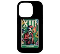 The Rebel Welder Carte de Tarot Squelette Punk pour soudage Gothique Coque pour iPhone 14 Pro