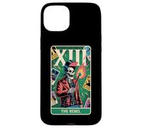 The Rebel Welder Carte de Tarot Squelette Punk pour soudage Gothique Coque pour iPhone 15 Plus