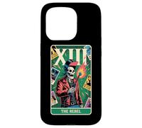 The Rebel Welder Carte de Tarot Squelette Punk pour soudage Gothique Coque pour iPhone 15 Pro