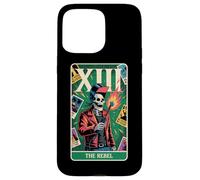 The Rebel Welder Carte de Tarot Squelette Punk pour soudage Gothique Coque pour iPhone 15 Pro Max