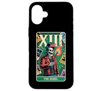 The Rebel Welder Carte de Tarot Squelette Punk pour soudage Gothique Coque pour iPhone 16 Plus