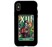 The Rebel Welder Carte de Tarot Squelette Punk pour soudage Gothique Coque pour iPhone X/XS