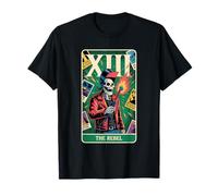 The Rebel Welder Carte de tarot squelette punk pour soudage gothique T-Shirt