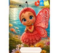 The Red Butterfly: Hungarian 1st Grade Handwriting Practice Notebook: Central European 14-32 Standard Lined Paper for First Graders, Primary Writing Exercise Journal (8.25 x 11 inches, 100 Pages)