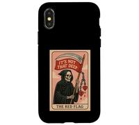 The Red Flag Tarot Grim Reaper It's Not That Deep Funny Coque pour iPhone X/XS