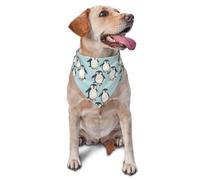 The Red Penguin Printed Graphic Pet Triangle Scarf For Dogs & Cats Adjustable Cute Pet Bandana for & Photo Shoots