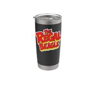 The Regal Beagle Bar Retro Three's Company Pub Logo Gobelet isotherme en acier inoxydable double paroi