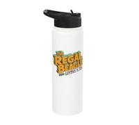 The Regal Beagle Bar Retro Three's Company Pub Logo Stainless Steel Insulated Water Bottle