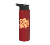 The Regal Beagle Bar Retro Three's Company Pub Logo Stainless Steel Insulated Water Bottle