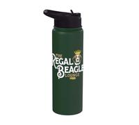 The Regal Beagle Pub Three's Company Retro Dog Crown Stainless Steel Insulated Water Bottle