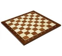 The Regency Chess Company 40.6cm incrusté Jeu d'échecs en Bois Conseil d'administration. Alpha numérique n0. 4