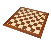 The Regency Chess Company 48.3cm incrusté Jeu d'échecs en Bois Conseil d'administration. n0. 5