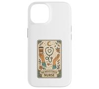 The Registered Nurse Tarot Stethoscope Coffee Floral Coque pour iPhone 14