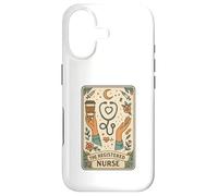 The Registered Nurse Tarot Stethoscope Coffee Floral Coque pour iPhone 17