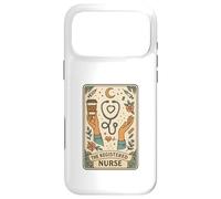 The Registered Nurse Tarot Stethoscope Coffee Floral Coque pour iPhone 17 Pro Max