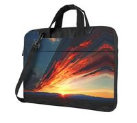 The Release of Sunset light Printed Laptop Crossbody Bag Crossbody Briefcase Easy To Use When Travel For Business 33cm